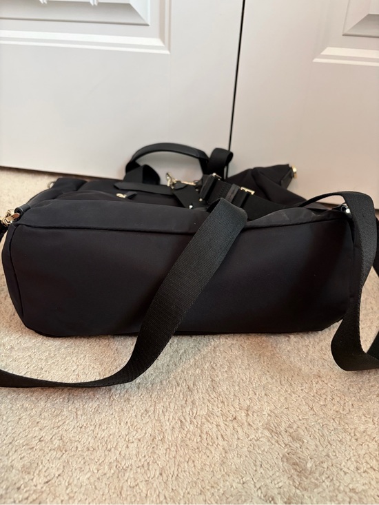 Kate Spade Taylor Convertible Backpack Black Nylon Adjustable Travel Bag main image 13